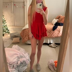 Red Princess Polly Love Galore Romper
